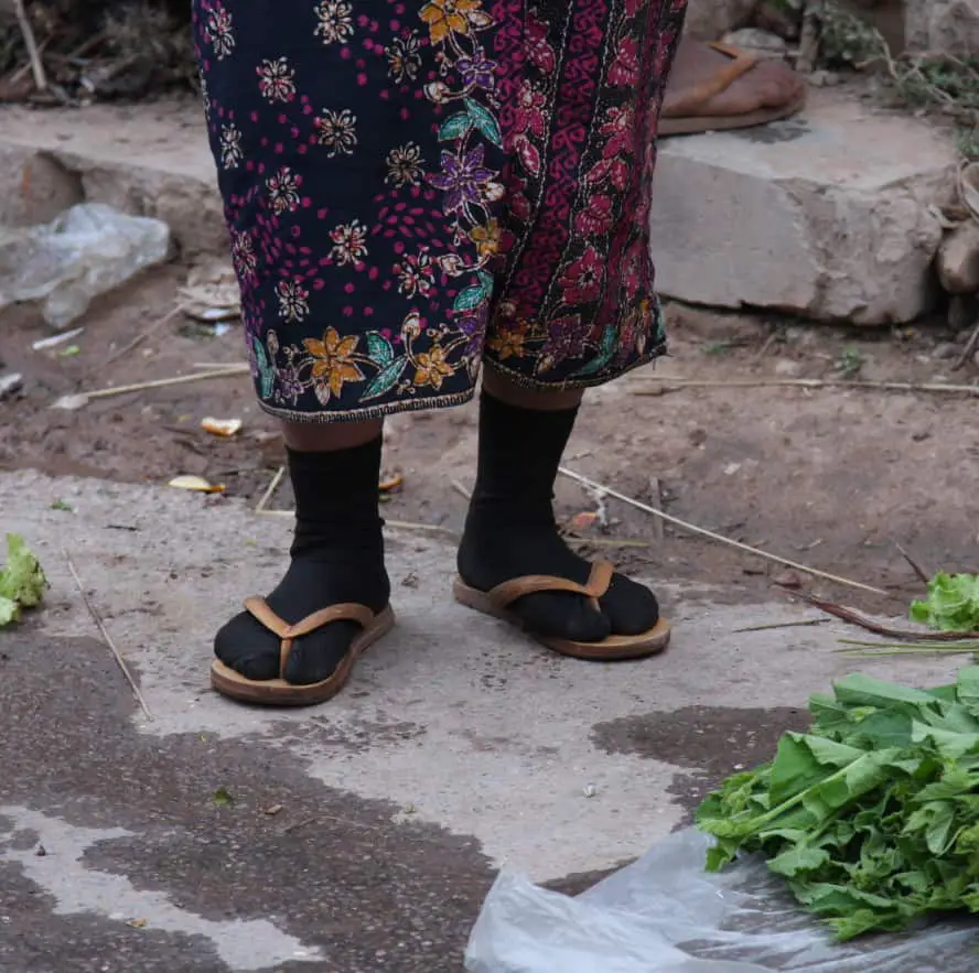 At the Morning Market in Laos