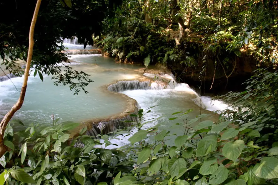 Khouangsi  Waterfalls Laos Luang Prabang 