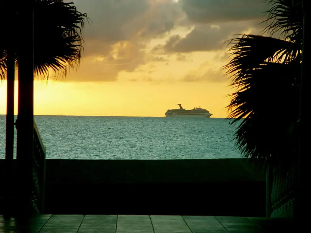 cruise ship Sint Maarten Caribbean