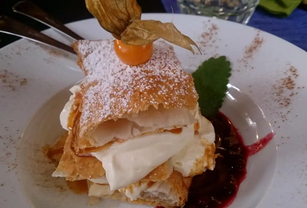 Cremeschnitte, ein