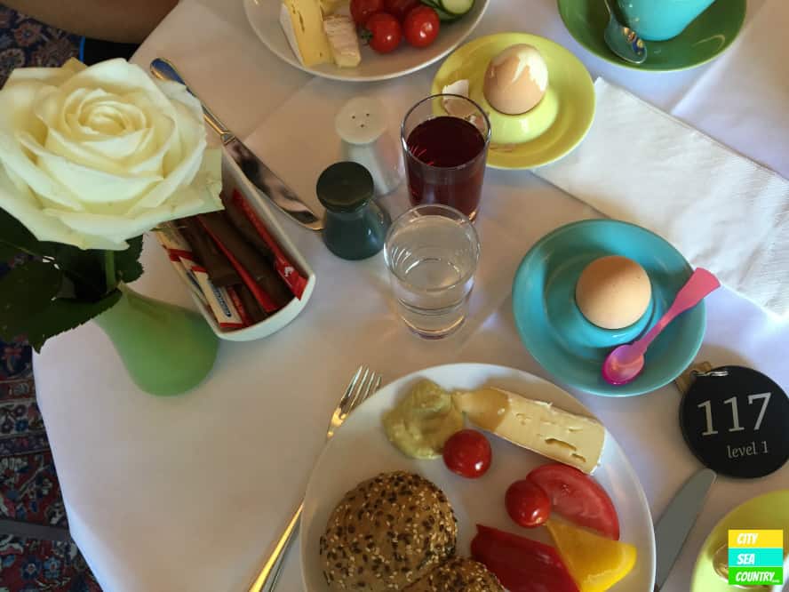 Bunte Auswahl beim Frühstück.
