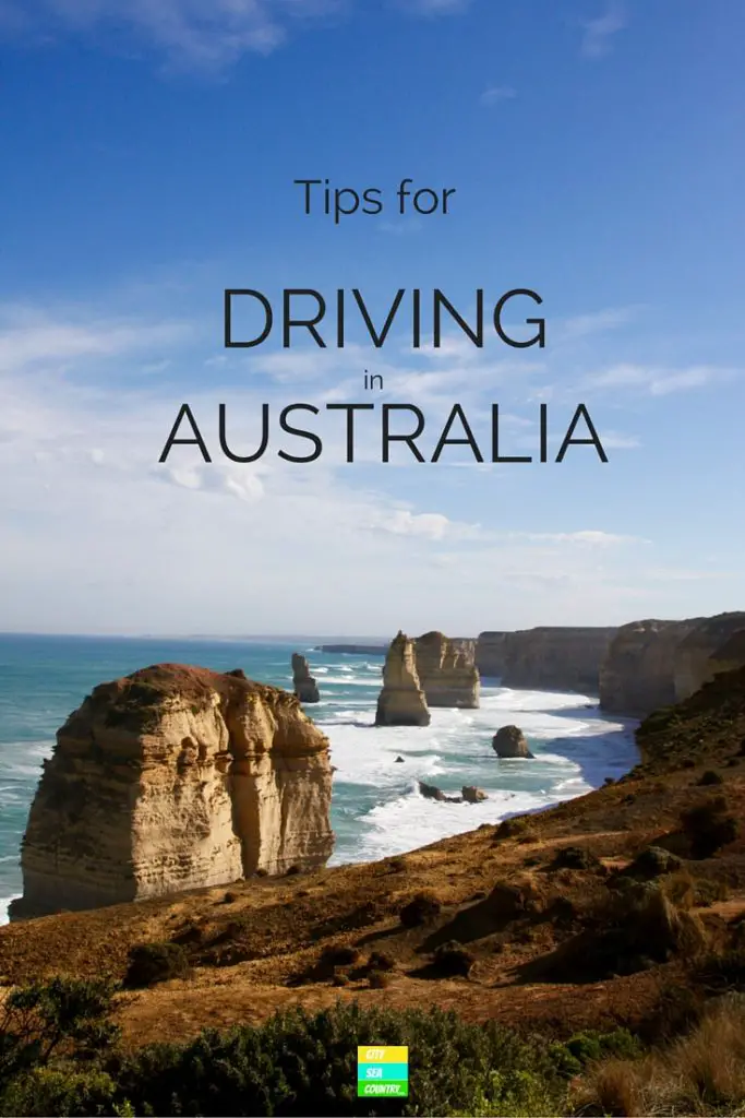 Australia tips for driving left and renting a car