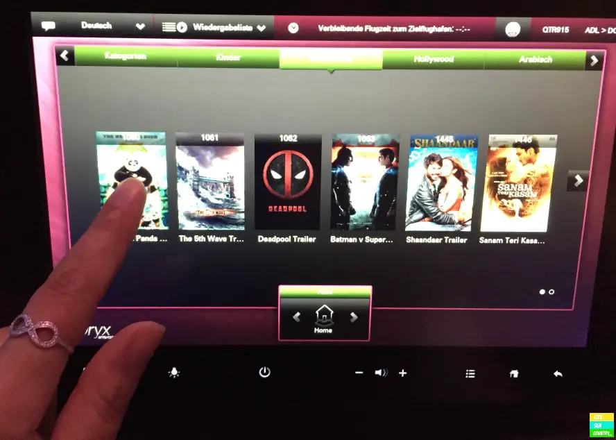 Qatar Airways InFlight System