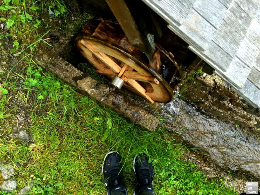 Die wohl kleinste Mühle entlang des Mühlenweges in Maria Luggau