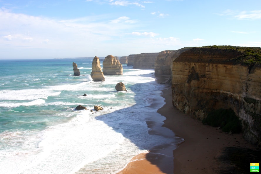 Die 12 Apostel entlang der Great Ocean Road in Australien