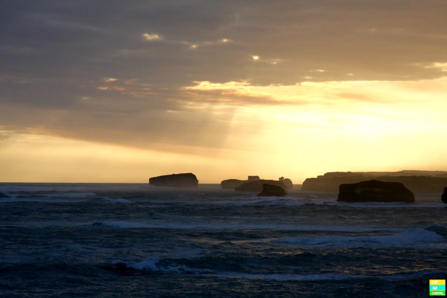 Sonnenuntergang entlang der Great Ocean Road - unbezahlbar