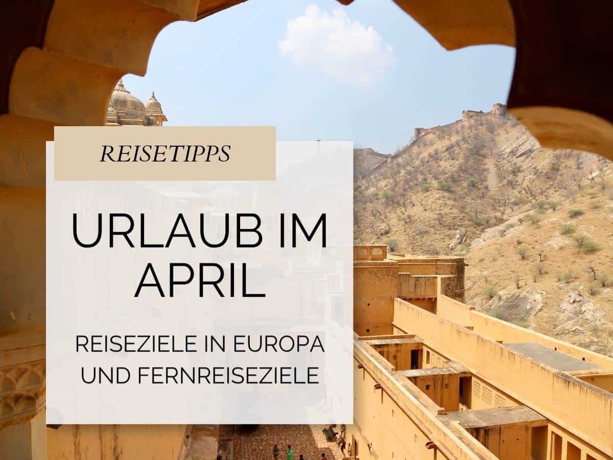 Reisetipps Urlaub im Februar Reiseziele in Europa und Fernreiseziele Text mit Insel und Strand im Hintergrund