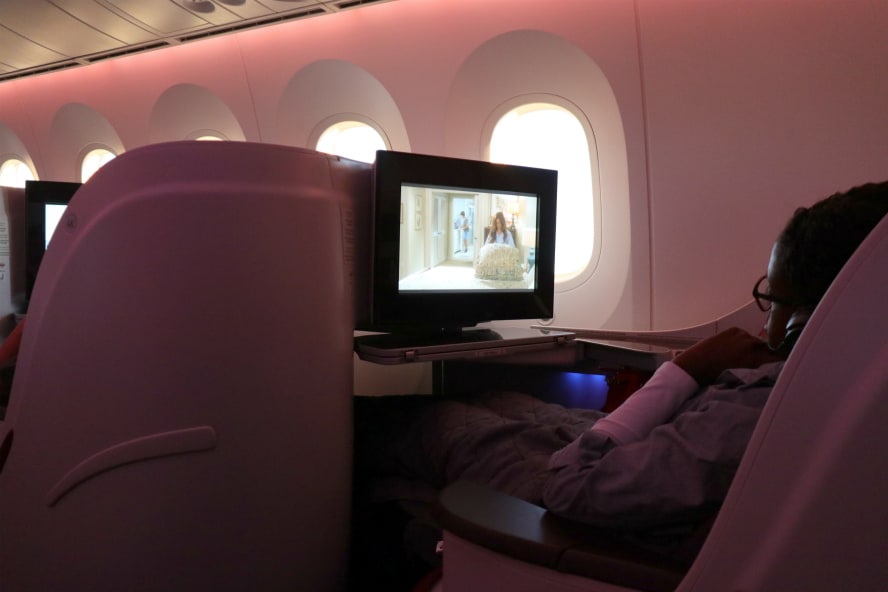 Business Class Qatar Airways von Wien nach Doha