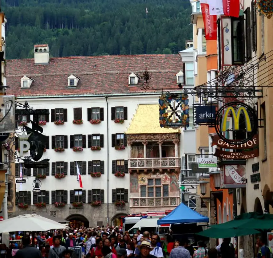 Wahrzeichen Innsbruck Goldenes Dach