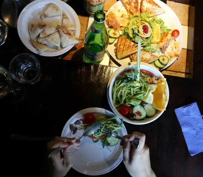 vegan essen in Belgrad Serbien Balkan