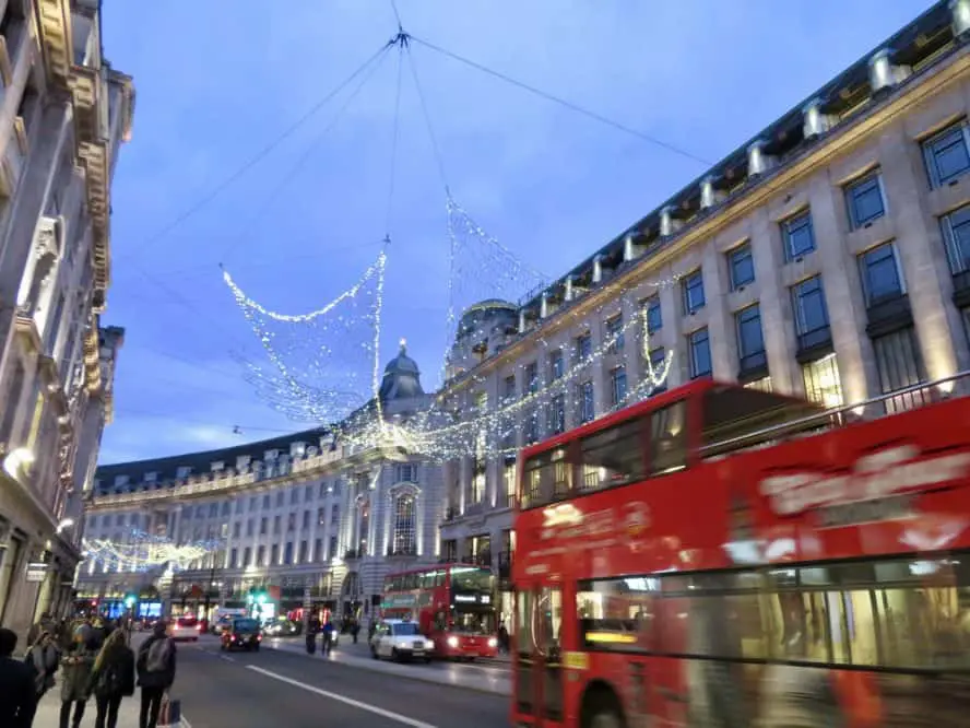 London zur (Vor-)Weihnachtszeit: Einkaufen und Weihnachtsmärkte