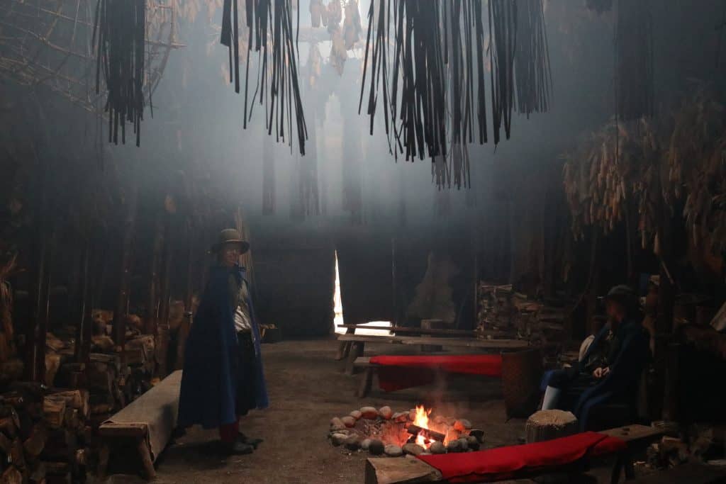 Wendat Longhouse at Ste. Marie Among The Hurons 