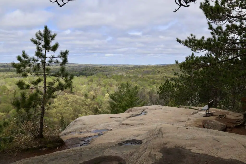 view of Algonquin Provincial Park Canada