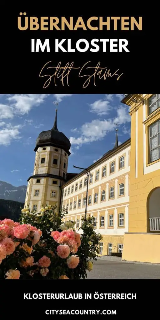 Als Gast im Kloster: Übernachten im Stift Stams in Tirol, Österreich