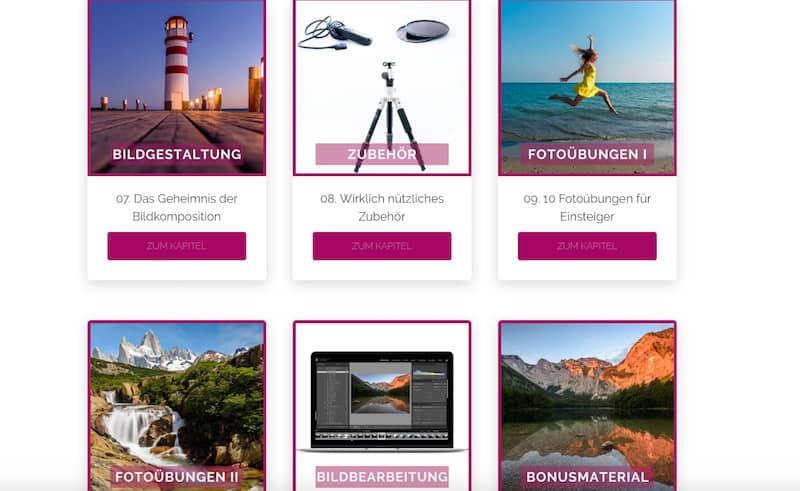 Fotografieren lernen online Review