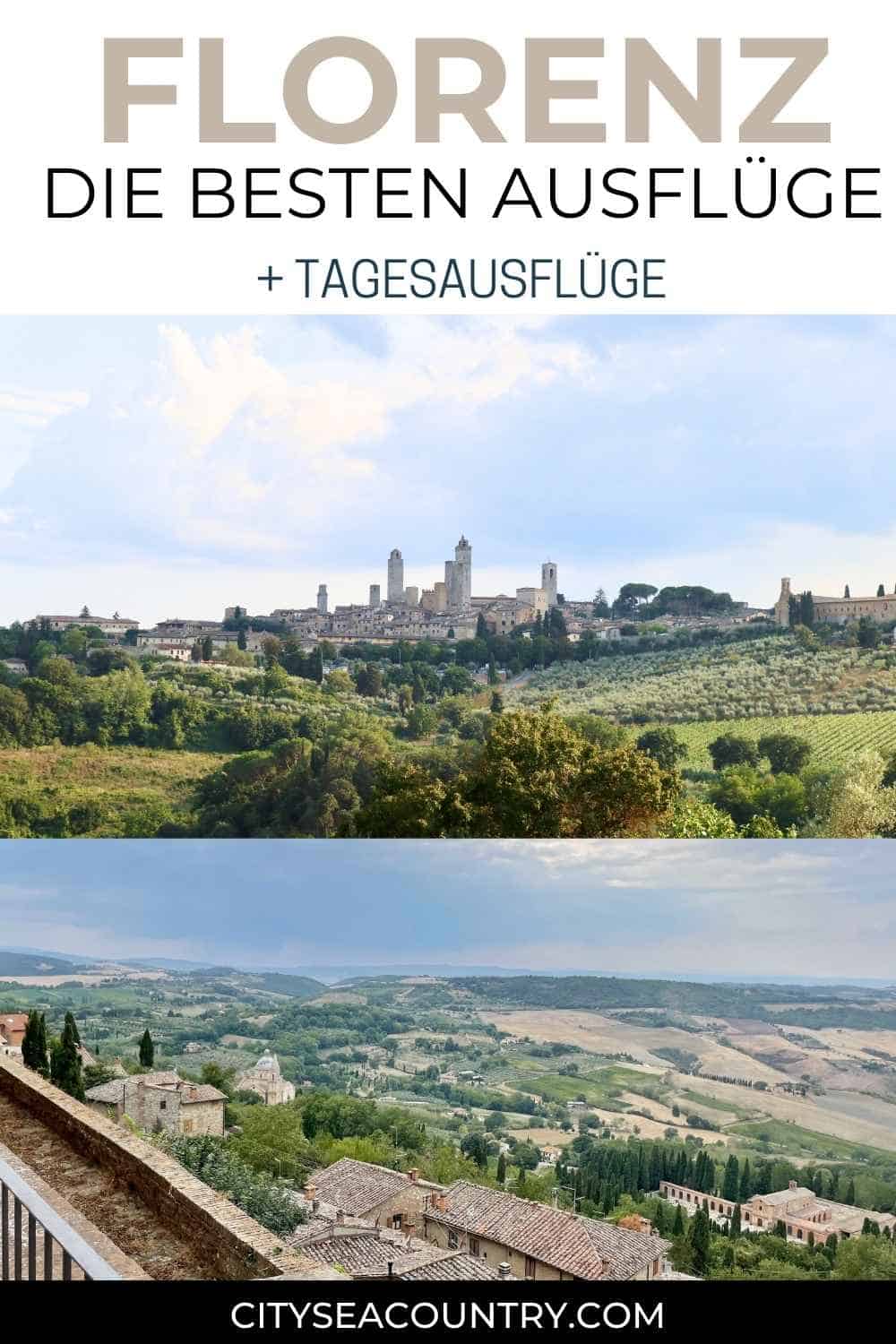 Die schönsten Ausflugsziele und Tagesausflüge ab Florenz