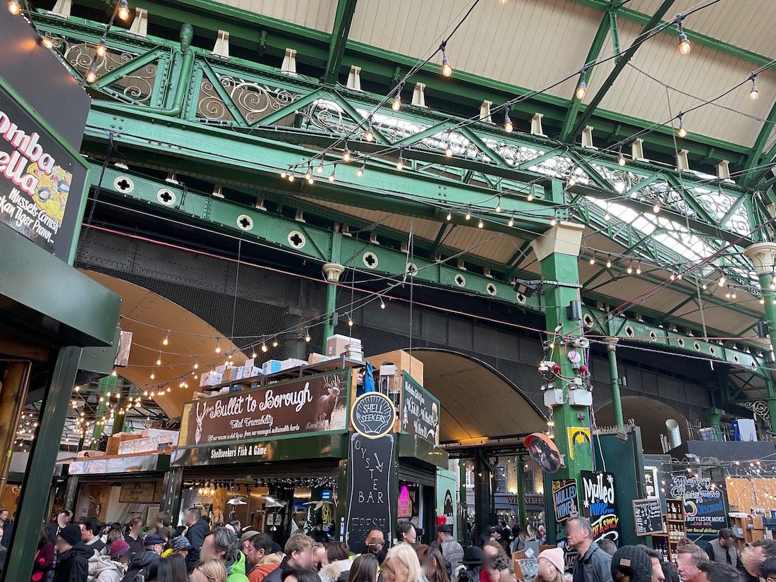 Borough Market, einer der Drehorte für Harry Potter