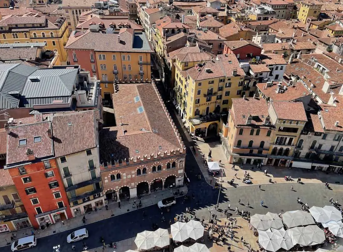 Verona Aussichtspunkt Torre dei Lamberti