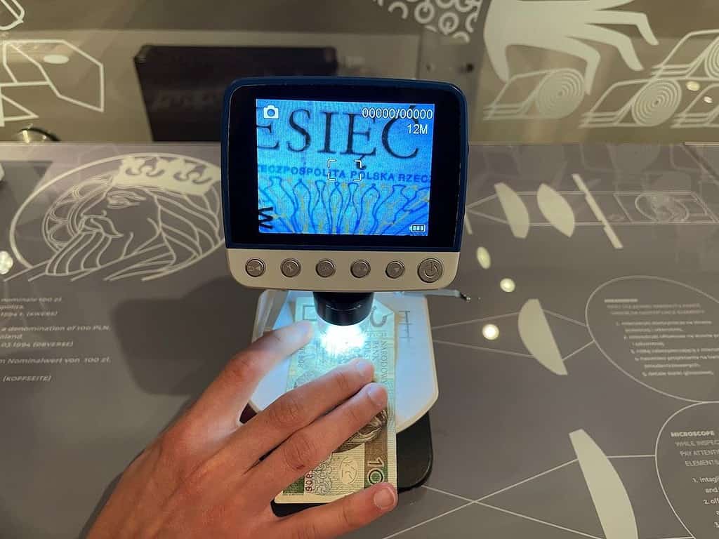 Polnisches Papiergeld Ausstellung