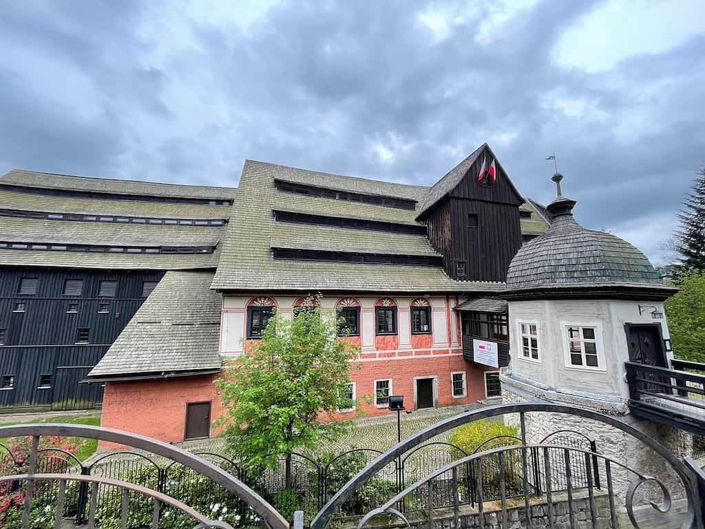 Papiermühle in Polen