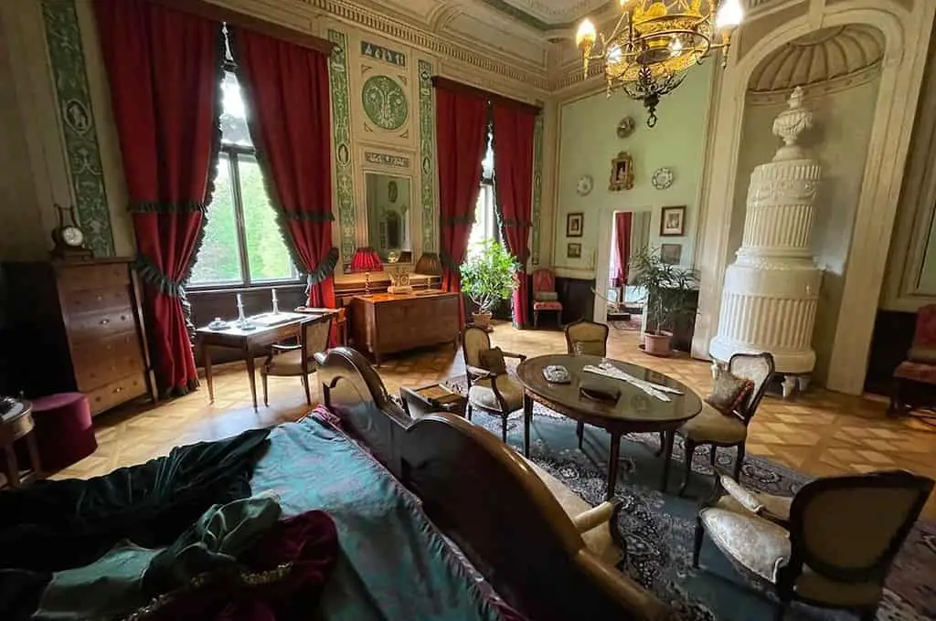Schlafgemach im Schloss