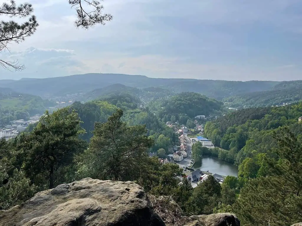 Blick auf den Hohen Schneeberg