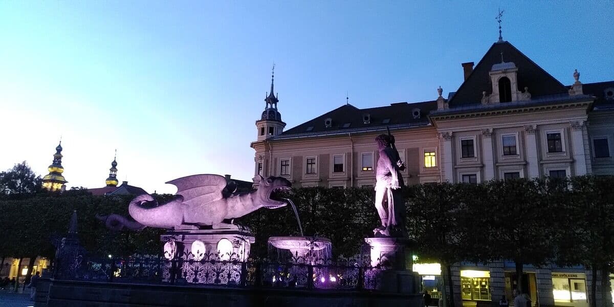 Landmark Lindwurm in Klagenfurt