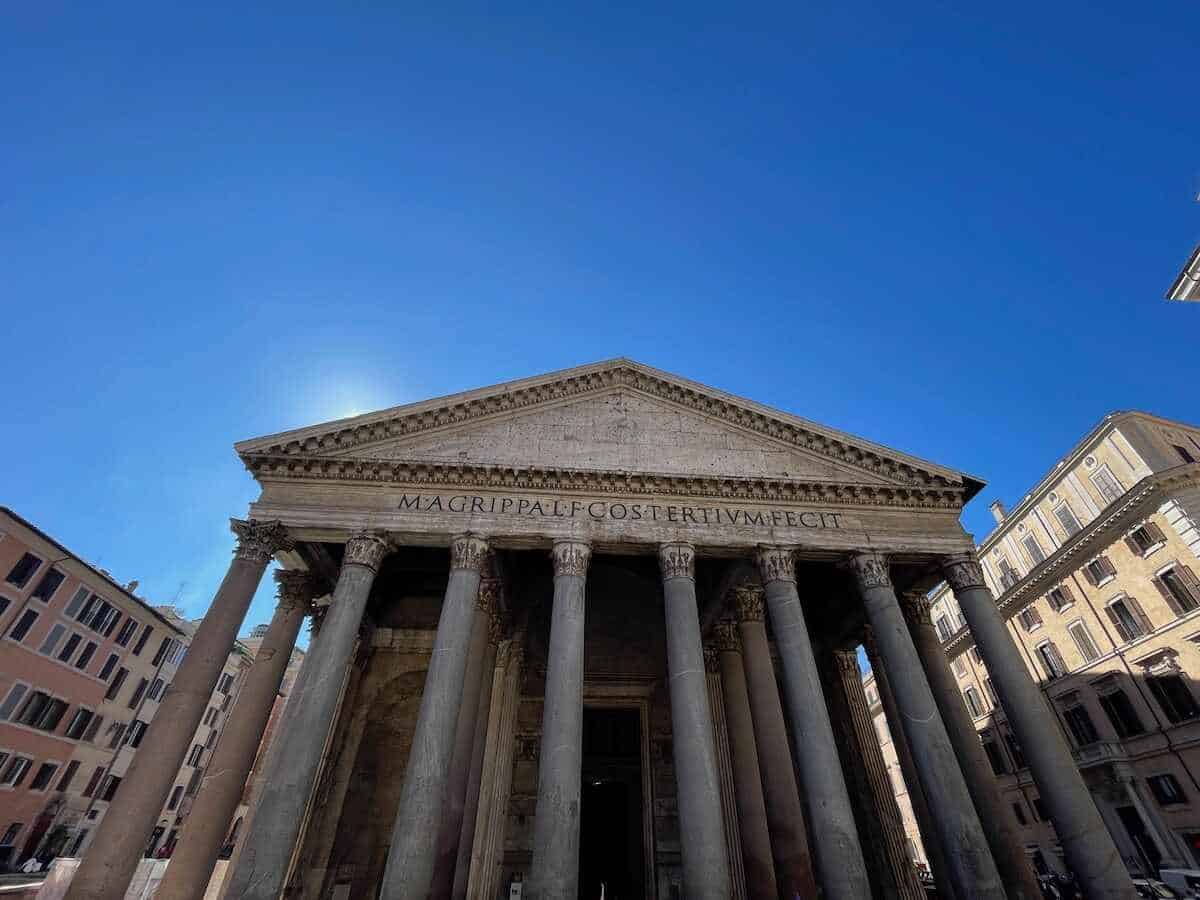 Das Pantheon in Rom ist eines der best erhaltenen, antiken Gebäude in Rom