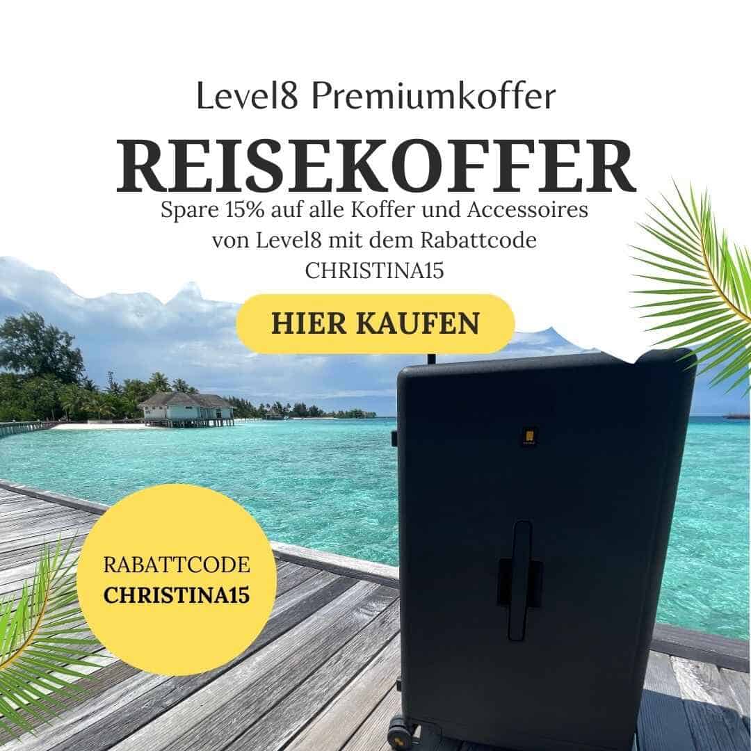 Premium Reisekoffer Level8 mit Rabattcode