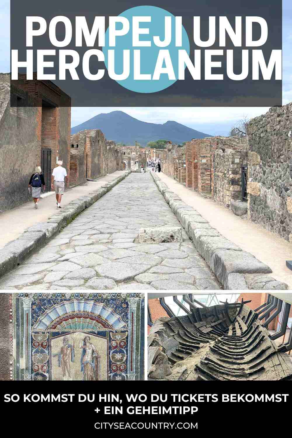 Pompeji und Herculaneum an einem Tag besuchen: So gehts!