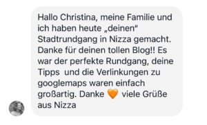 postive Bewertung und Leserstimme über den hilfreichen Blog Cityseacountry