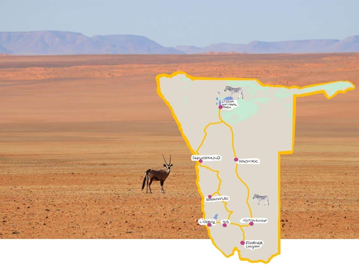 Namibia Reisetipps für Selbstfahrer und individuelle Reisen