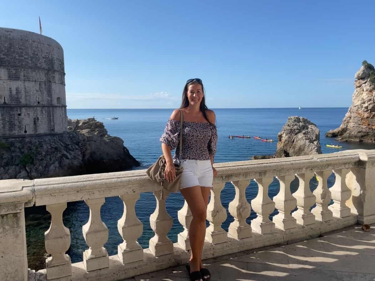 Christina Leutner, Gründerin von City Sea Country, in Dubrovnik