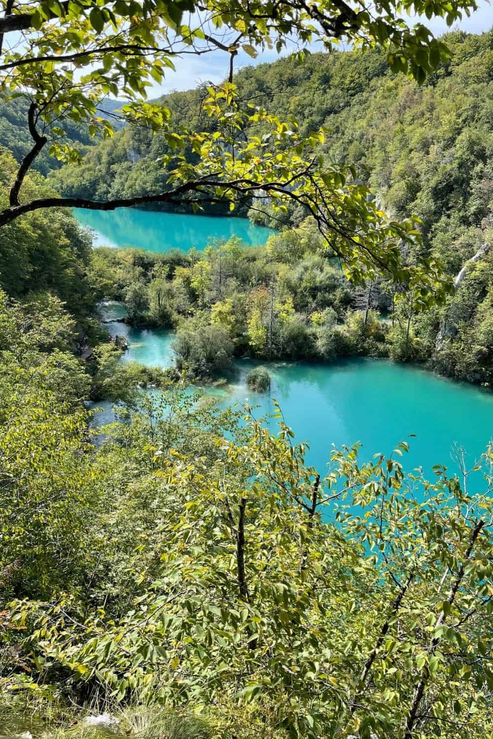 Plitvizer Seen von oben