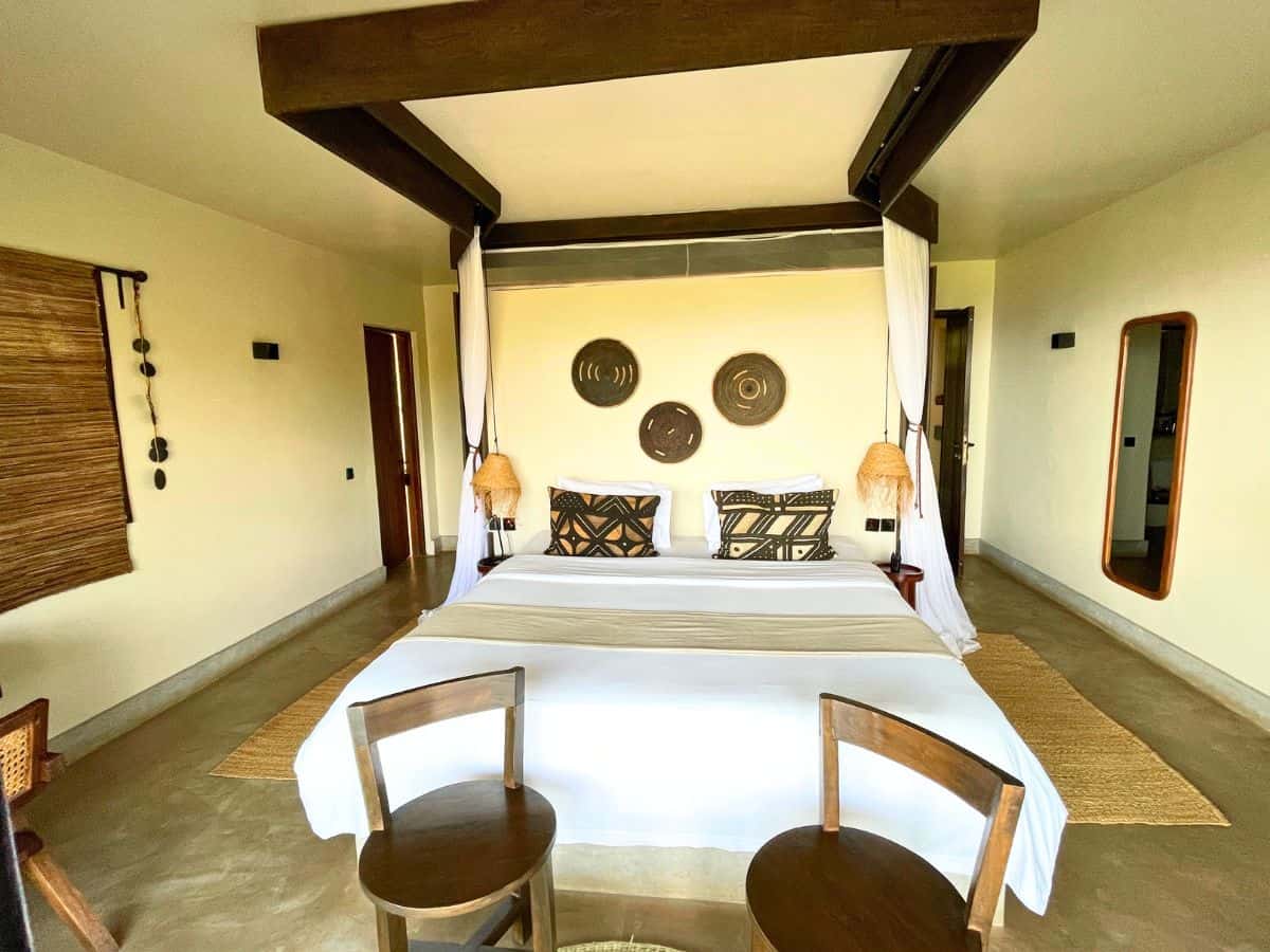 Zimmer im Bungalow in der Manyara Best View Lodge in Tansania